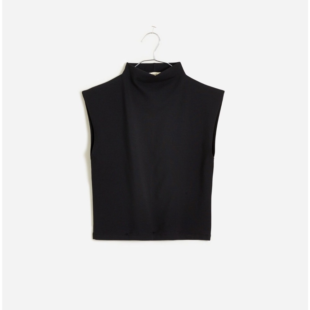 NWT Madewell XXS Funnelneck Cropped Muscle Tee $42